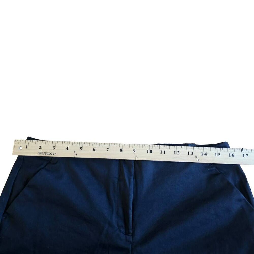 Worthington womens Sz 10P black modern fit Slim Leg crop pants - Picture 4 of 9